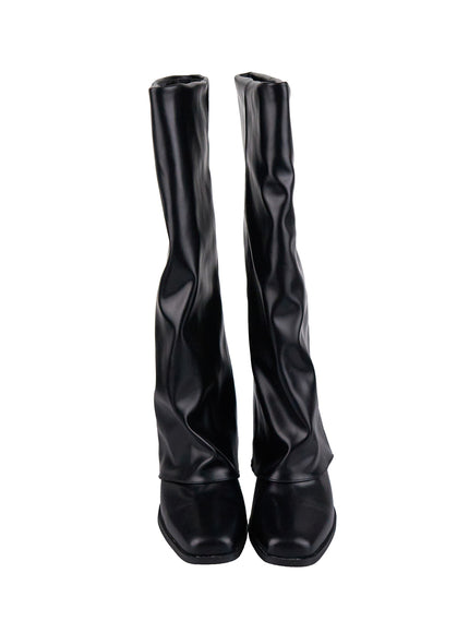 wrinkled-faux-leather-knee-high-boots-cj520