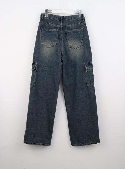 vintage-wash-cargo-jeans-cs314