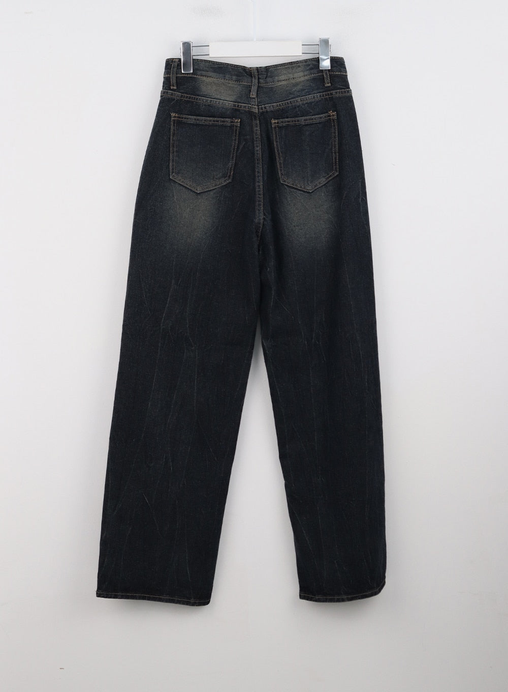 Washed Wide-Leg Jeans CG329
