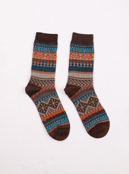 vintage-striped-socks-of405