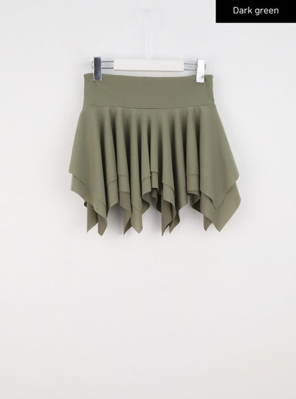 layered-ruffle-mini-skirt-cl324