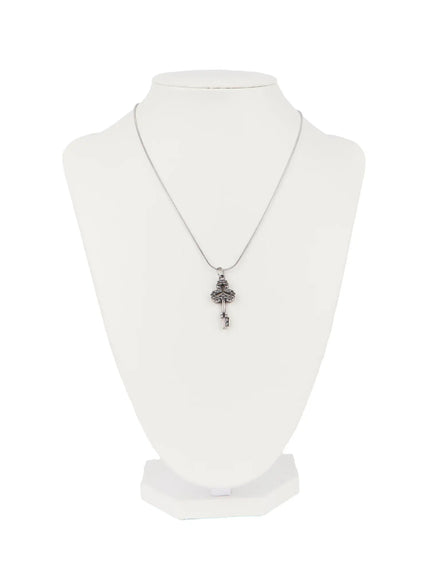double-chain-key-necklace-cj515