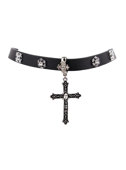 gothic-cross-choker-cm505