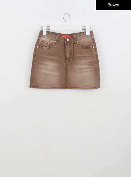 High Waist Mini Skirt OY303