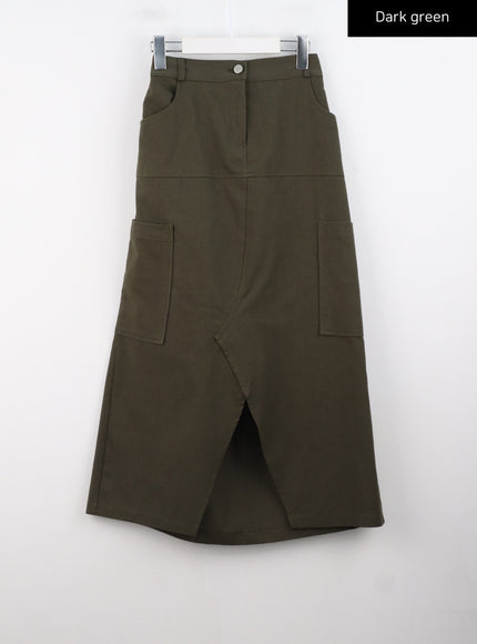 cargo-slit-maxi-skirt-cs305