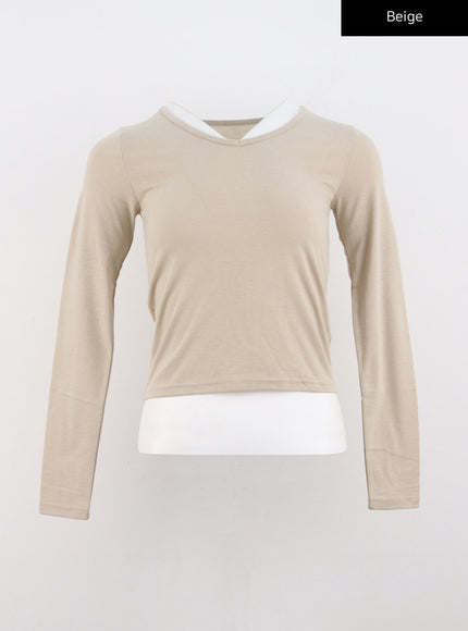 metro-basic-slim-fit-t-shirt-co318 / Beige