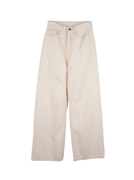 straight-fit-trousers-on408 / Beige