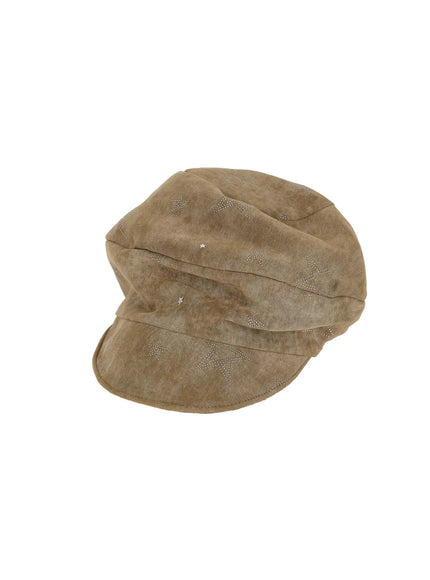 cubical-star-string-beret-cu510 / Beige