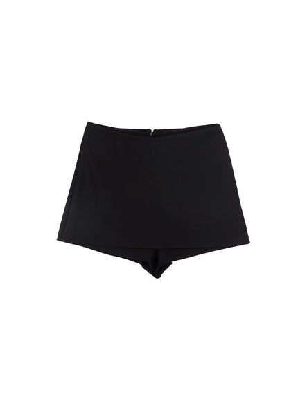 trendy-mini-skort-cf519 / Black
