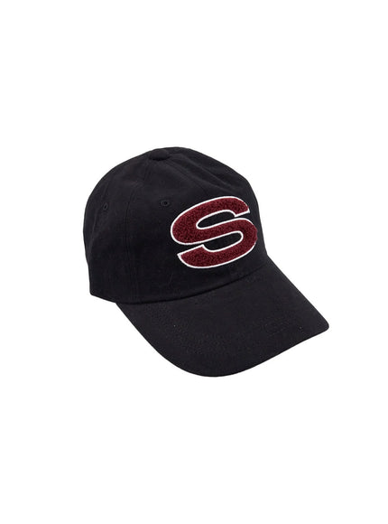 embroidered-s-cap-cj517 / Black