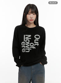 out-of-nowhere-long-sleeve-cs403 / Black