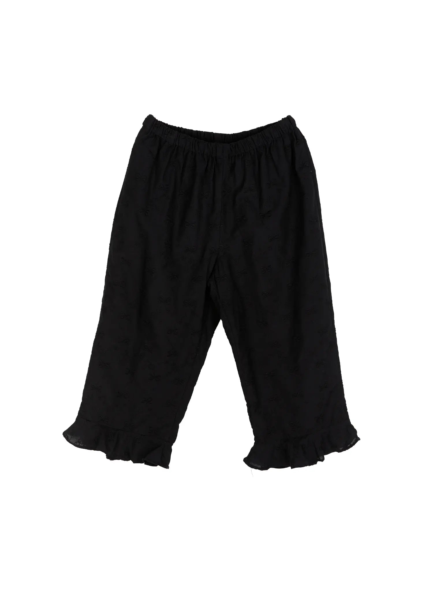 ribbon-frill-capri-cu510 / Black