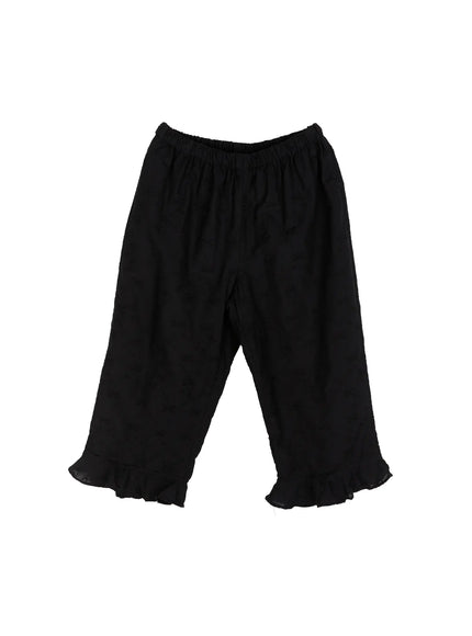 ribbon-frill-capri-cu510 / Black