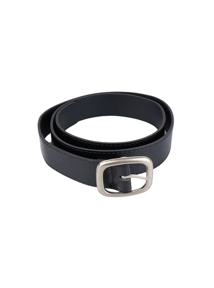 sleek-snakeskin-belt-cn401 / Black