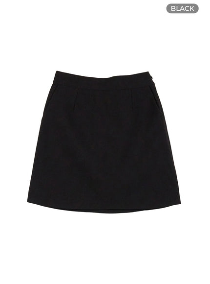 classic-mini-skirt-os423 / Black