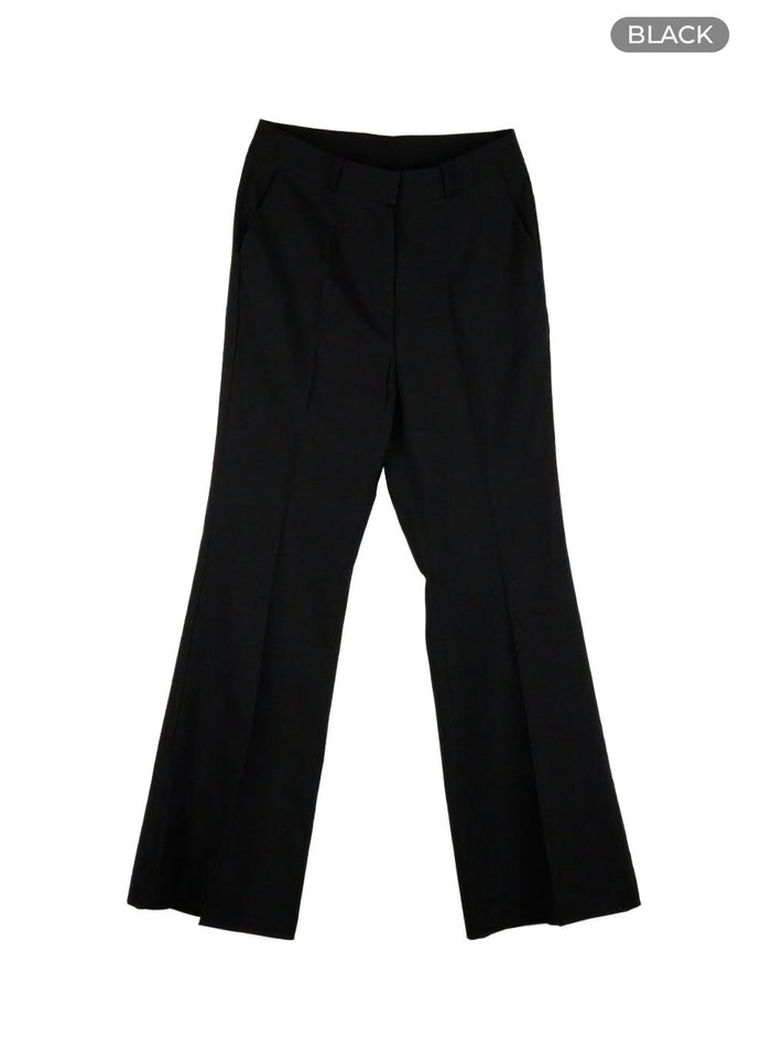 bootcut-tailored-pants-oy424 / Black