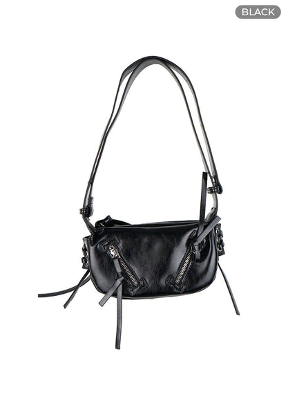 tassel-mini-shoulder-bag-ol401 / Black