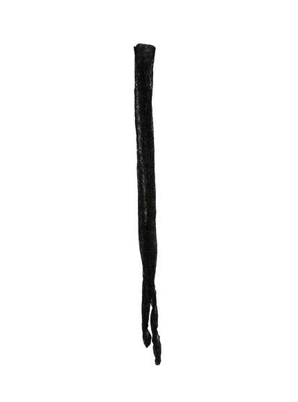 lace-trim-muffler-cu510 / Black