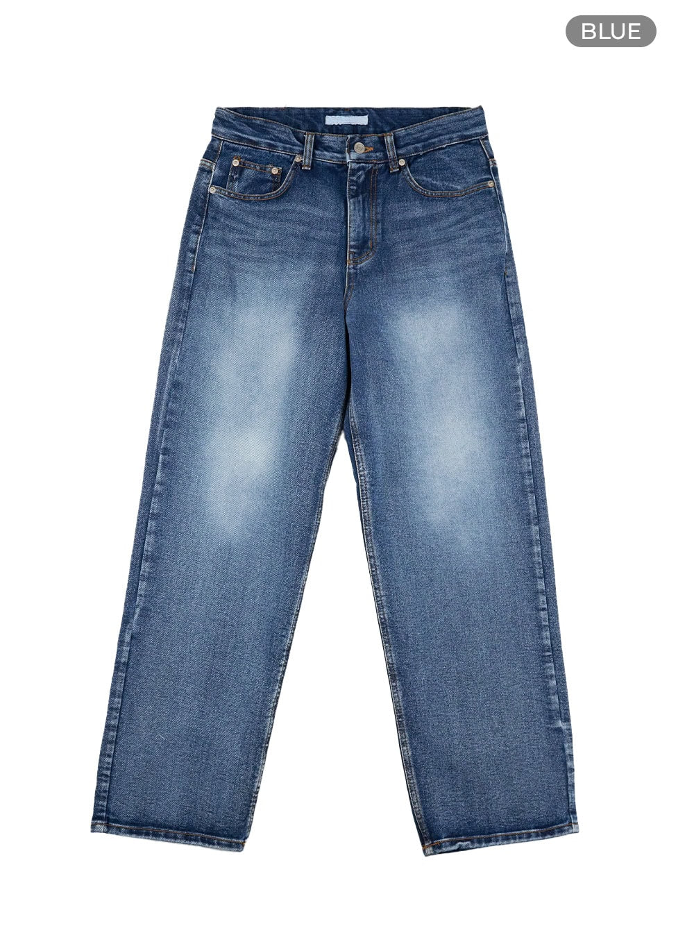 Low Rise Wide Leg Jeans CL415 in Blue, size L