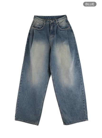 wide-leg-baggy-jeans-cm405 / Blue