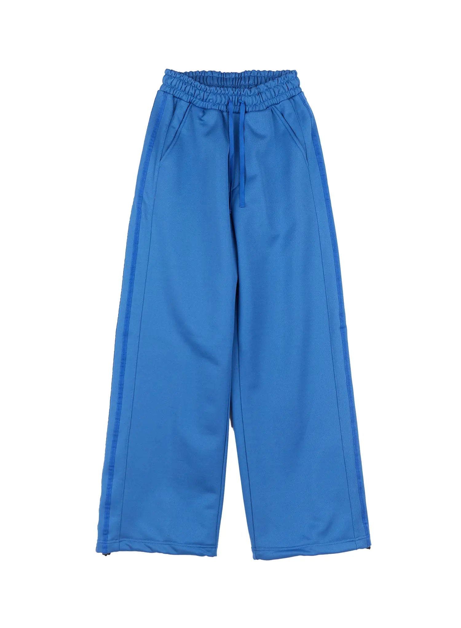 casual-wide-leg-track-pants-cl529 / Blue
