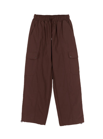 wide-leg-cargo-pants-cd530 / Brown