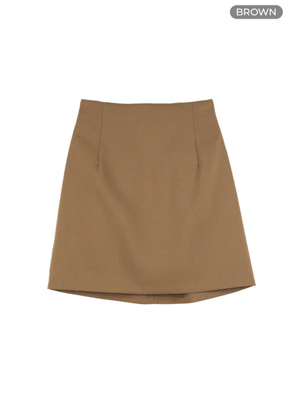 sleek-dreamfit-mini-skirt-os411 / Brown