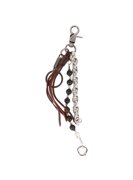 triple-layered-keychain-cy519 / Brown