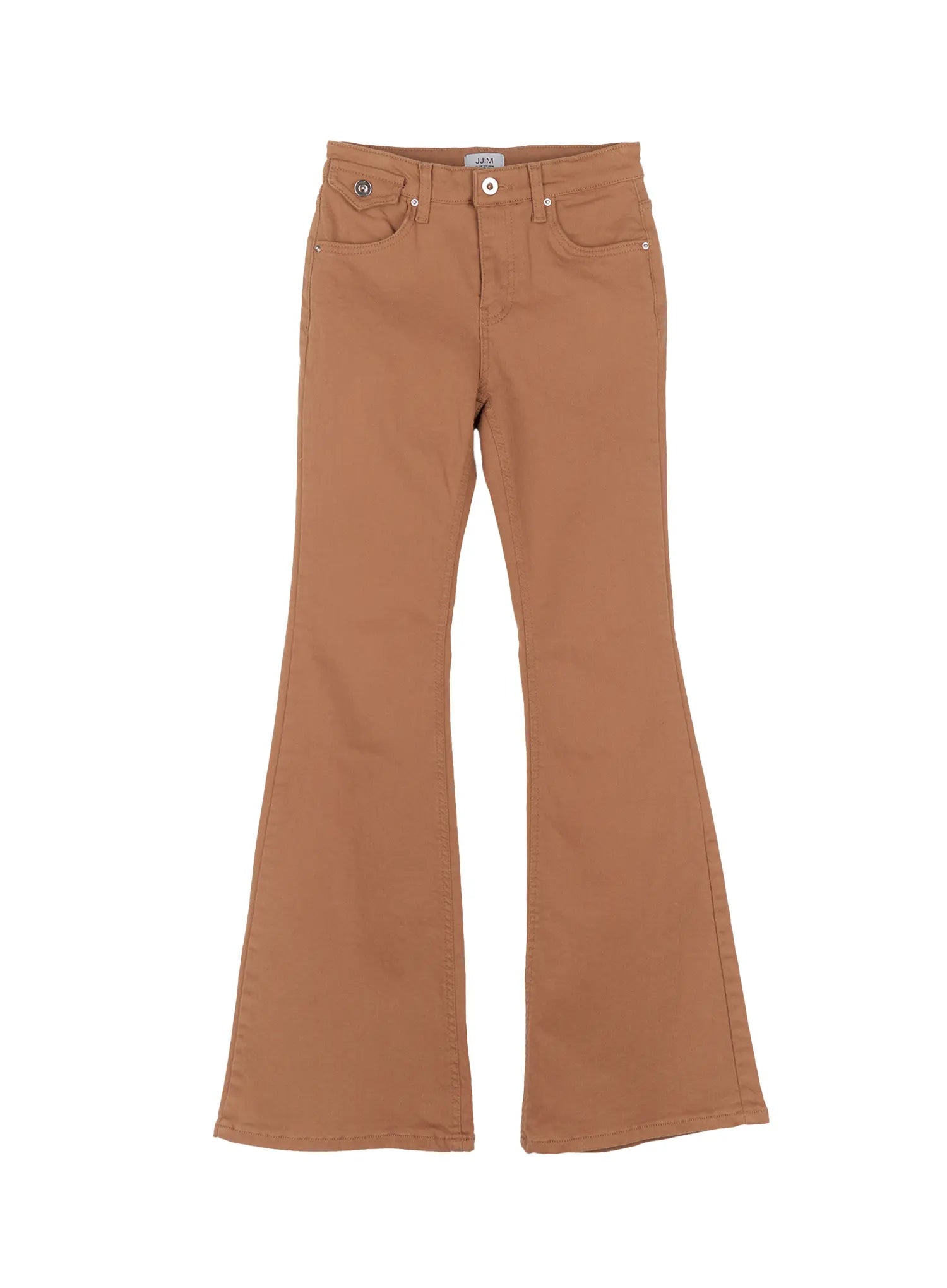 Addie Chic Flared Jeans CG522 in Camel, size L