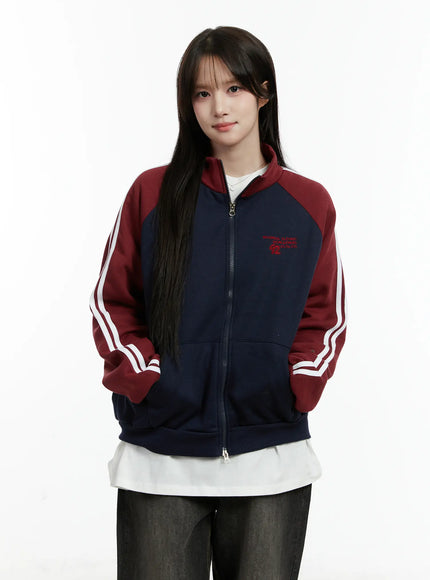 oversized-track-jacket-cd523 / Dark blue