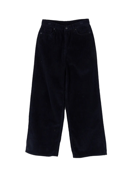 relaxed-fit-corduroy-pants-cj507 / Dark blue