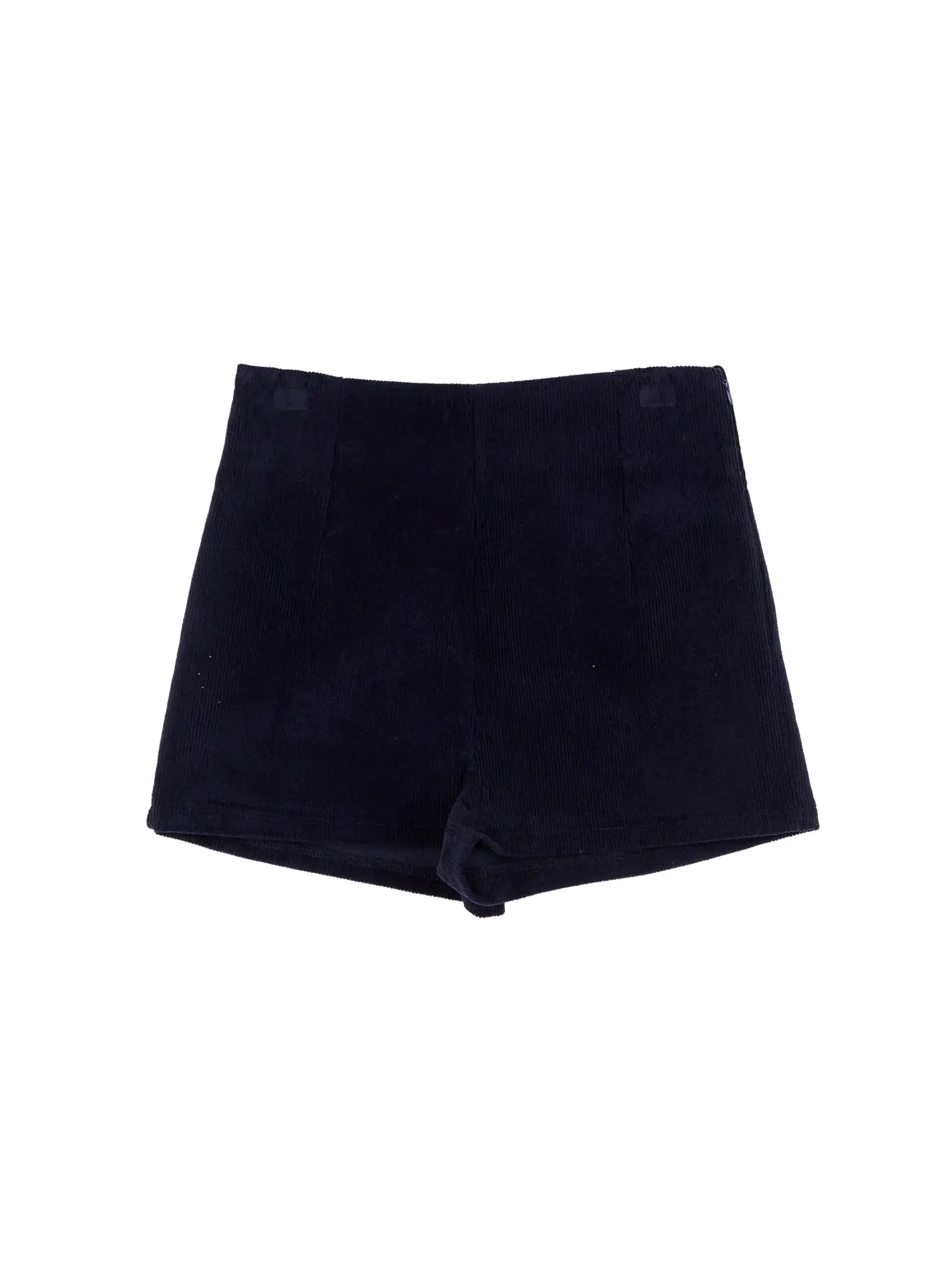 high-waisted-corduroy-shorts-cn528 / Dark blue