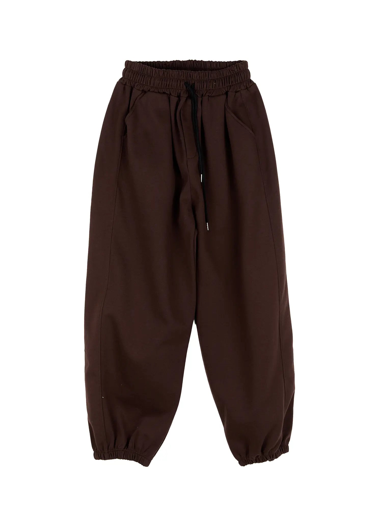 wide-leg-relaxed-fit-track-pants-cl530 / Dark brown