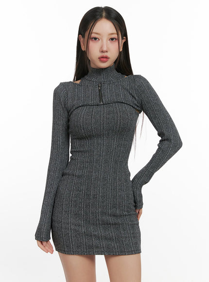 bolero-sleeve-sweater-mini-dress-cn413