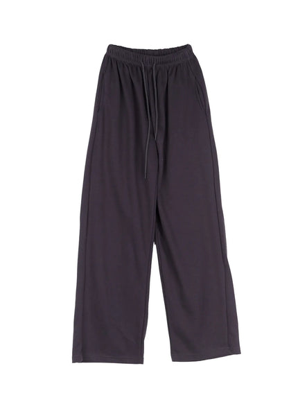comfy-wide-leg-sweatpants-cl515 / Dark gray