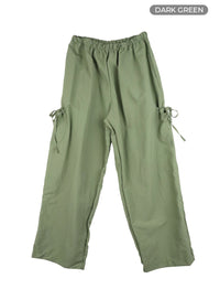 banding-cargo-pants-om426 / Dark green