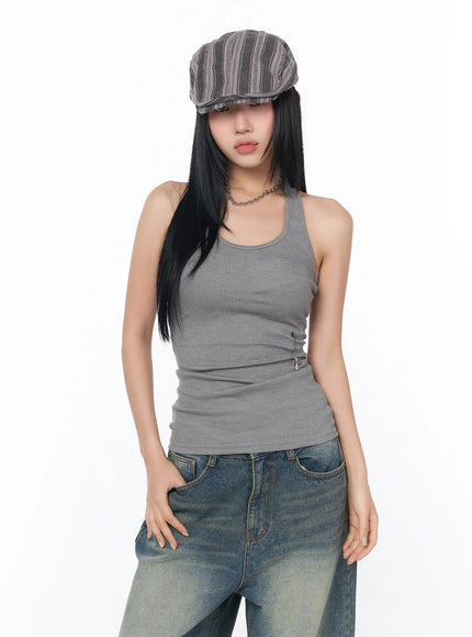 urbal-halter-top-set-cy513 / Gray