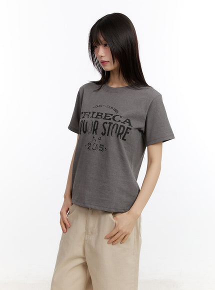 urban-casual-graphic-top-ca509 / Gray