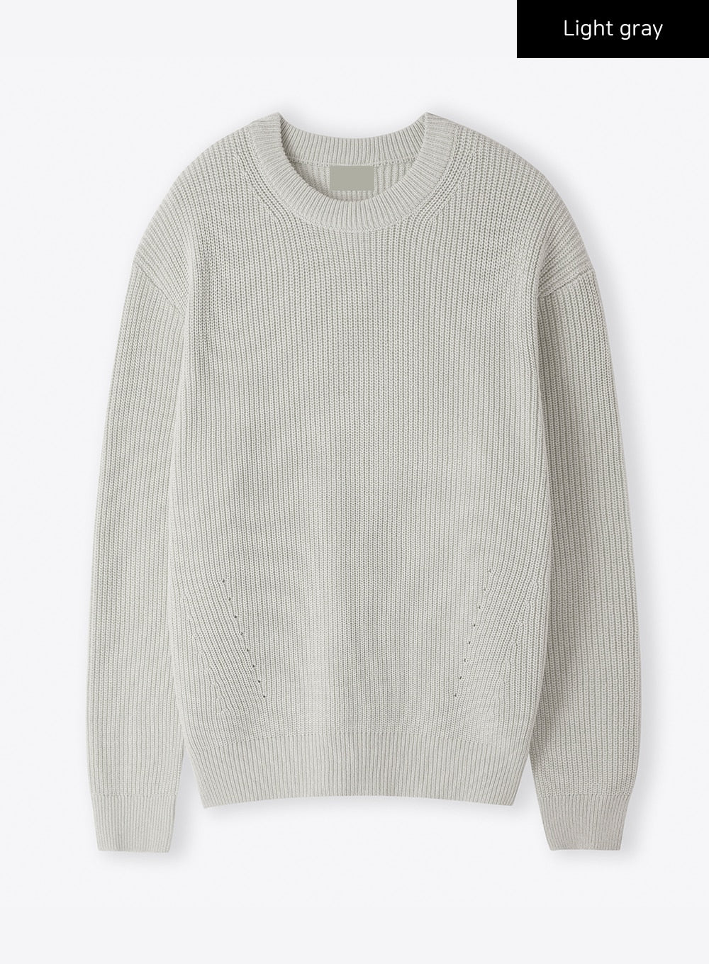 oversize-long-sleeve-sweater-co327 / Light gray