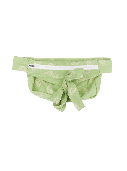 cute-pastry-ribbon-shoulder-bag-cu526 / Light green