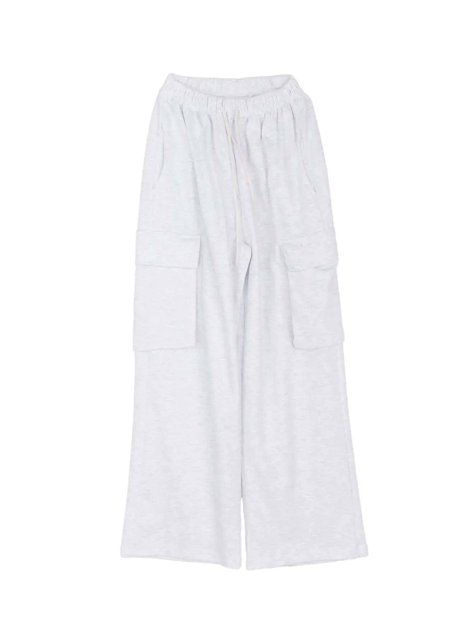 relaxed-fit-cargo-sweatpants-co513 / Light gray