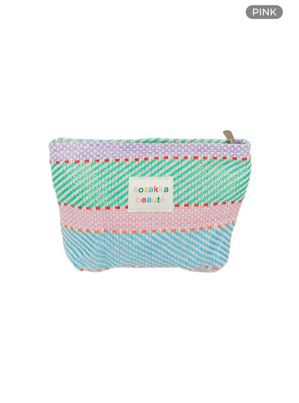 quilted-makeup-pouch-iu419 / Pink