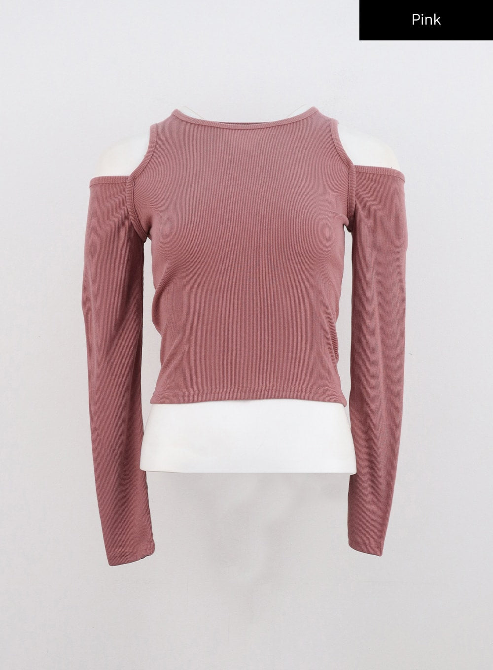 cut-out-slim-fit-crop-top-cn310 / Pink