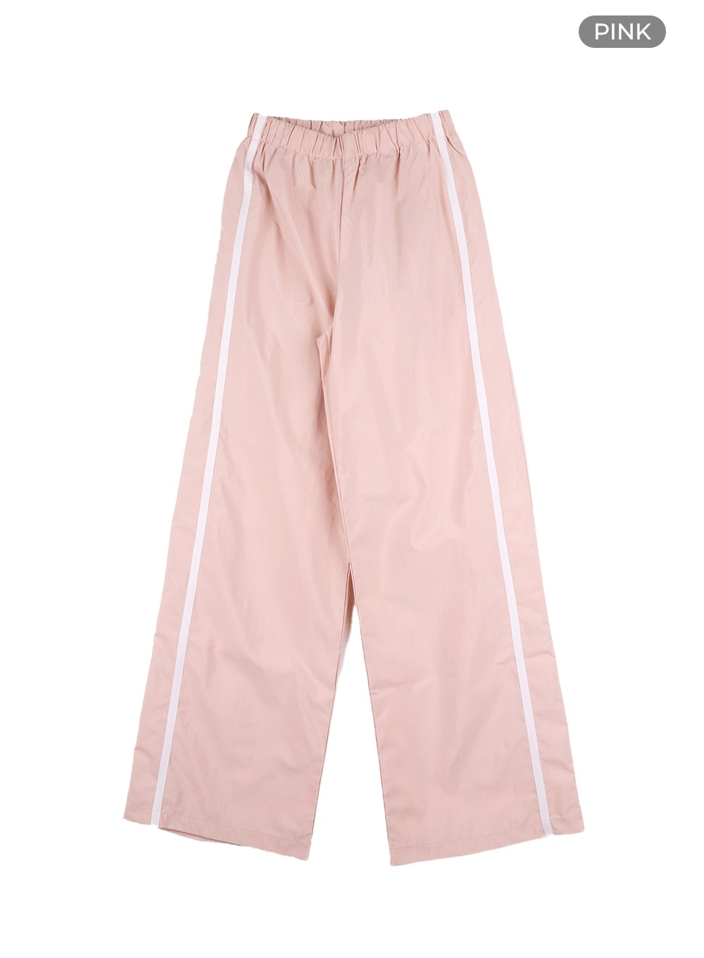 wide-fit-nylon-pants-cm426 / Pink
