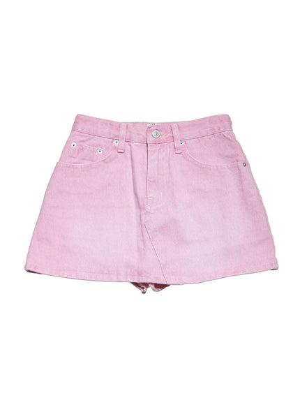 cotton-candy-mini-skirt-cs525 / Pink