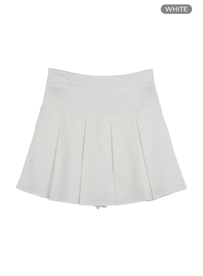 pleated-bliss-mini-skirt-og412 / White