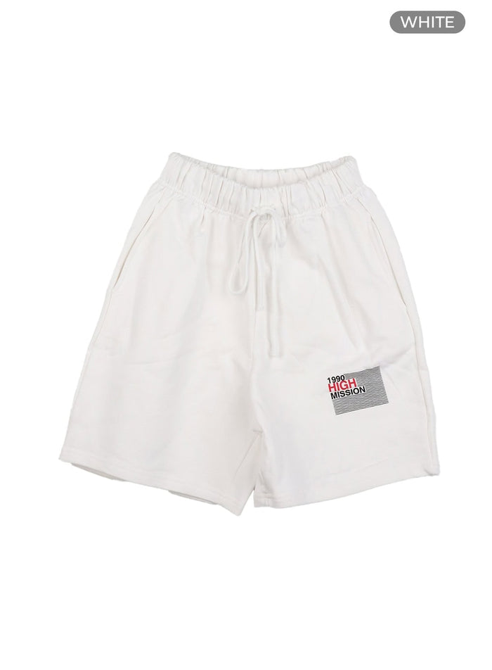 active-string-sweat-shorts-cy423 / White
