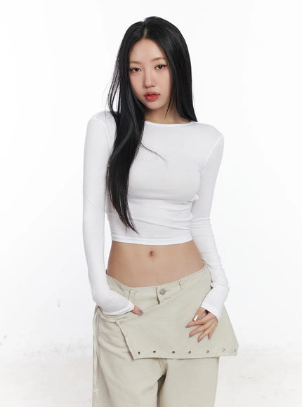 backless-corset-crop-top-cj530 / White