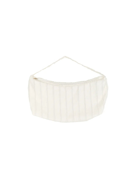 cotton-ribbed-hobo-bag-cu510 / White