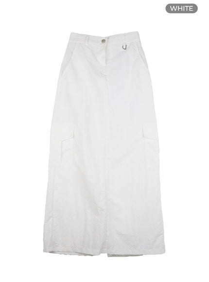 cargo-maxi-skirt-cl415 / White